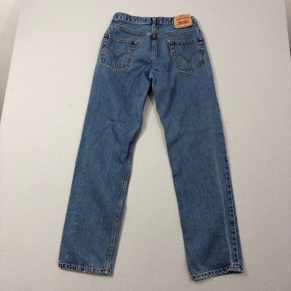 Vintage Levis 550 Relaxed Fit Jeans Men's 31x34 Blue Denim y2k Western 2008 - Picture 7 of 10
